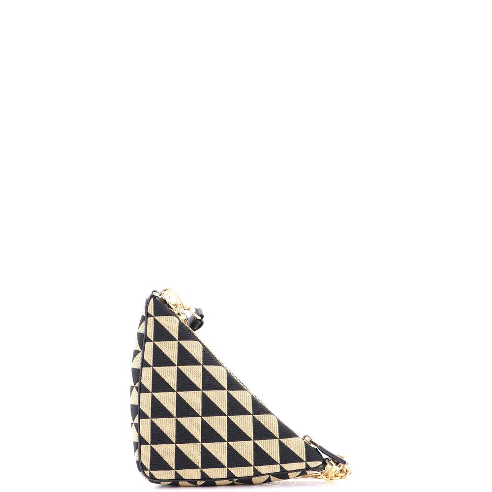 Prada Symbole Triangle Bag Jacquard #204488P20B - Picture 3 of 6